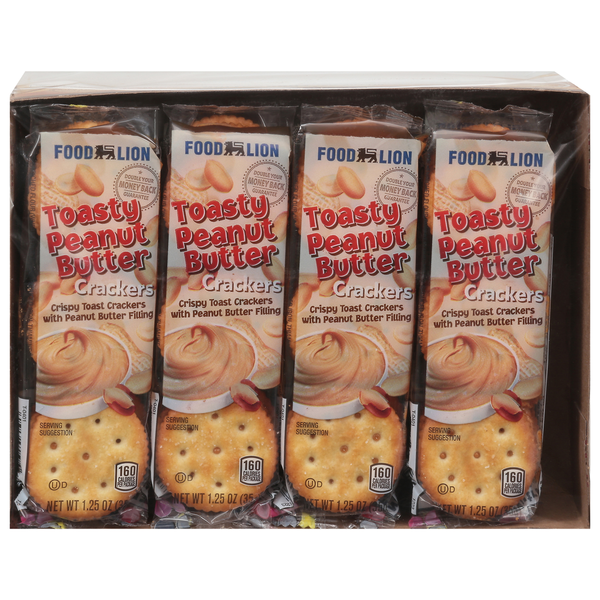 Crackers Food Lion On-The-Go Toasty Peanut Butter Crackers hero