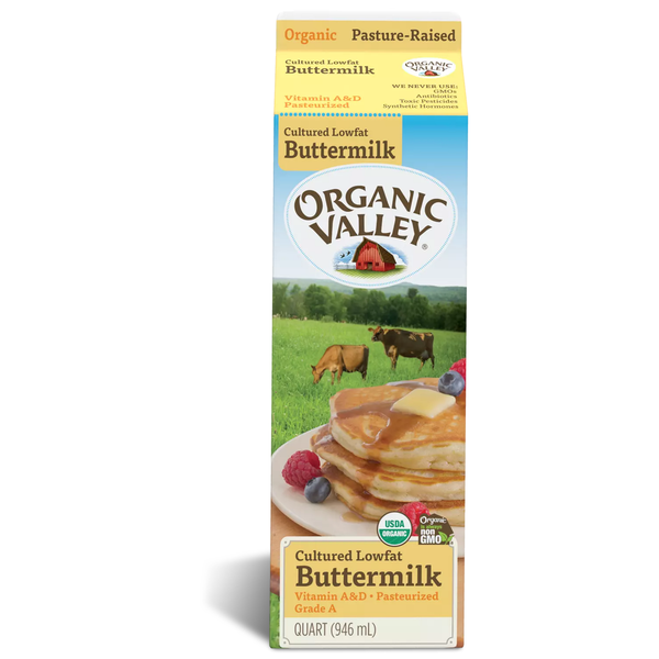 Milk Organic Valley Cultured Lowfat Organic Buttermilk hero