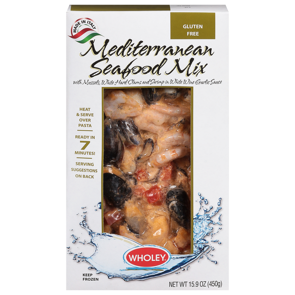 Packaged Seafood Wholey Seafood Mix, Mediterranean hero