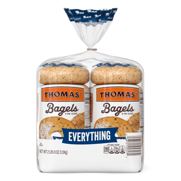 Bread Thomas’ 2  count, Bagels hero