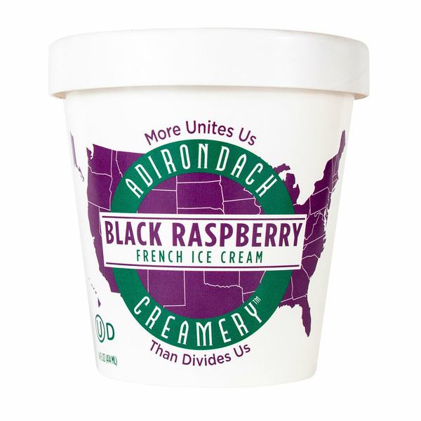 Ice Cream & Ice Adirondack Creamery Ice Cream Black Raspberry hero