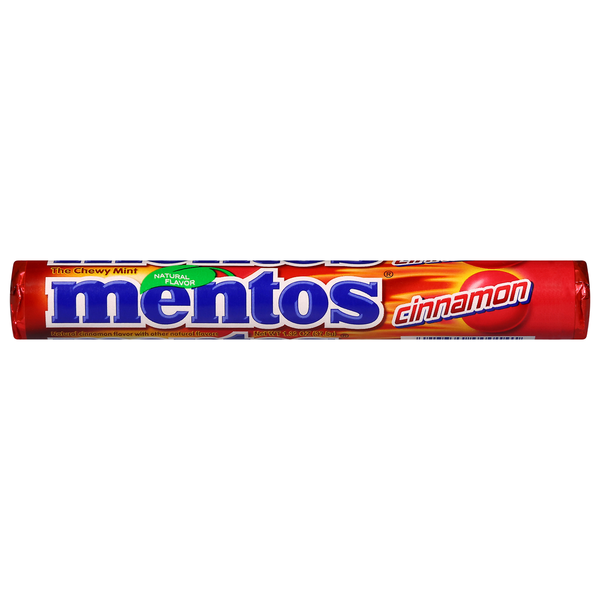 Mint & Gum Mentos Chewy Mint, Cinnamon hero