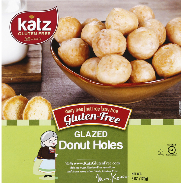 Frozen Dessert Katz Donut Holes, Gluten Free, Glazed hero