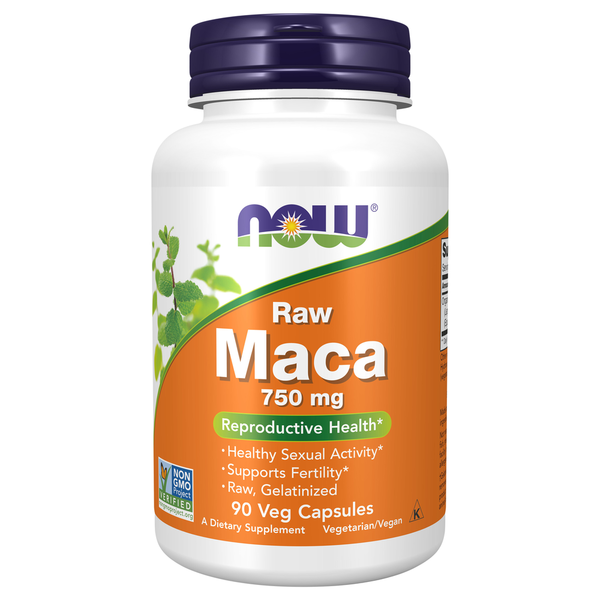 Vitamins & Supplements NOW Maca 750 mg Raw hero