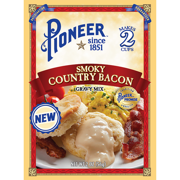 Soup, Broth & Bouillon Pioneer Gravy Mix, Smoky Country Bacon hero