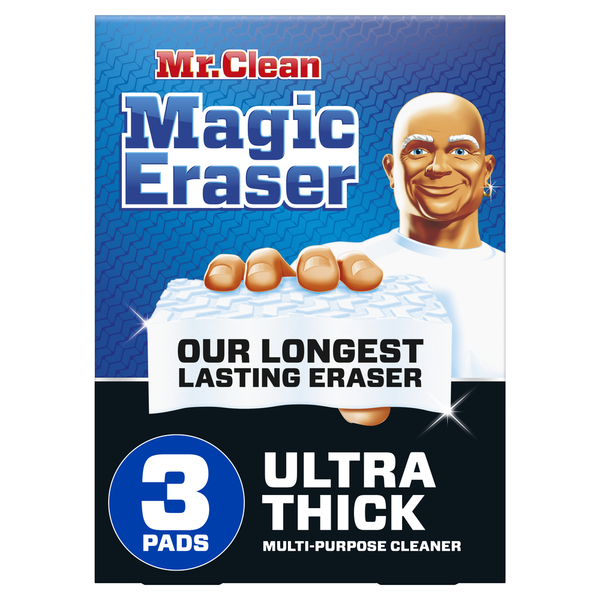 Cleaning Products Mr. Clean Magic Eraser Ultra Thick Multi Purpose Cleaner hero