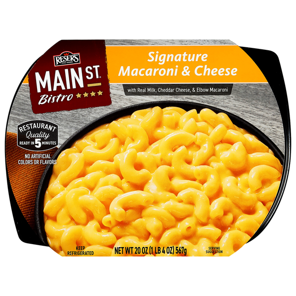 Ready to Heat Reser’s Main St Bistro Macaroni & Cheese, Signature hero