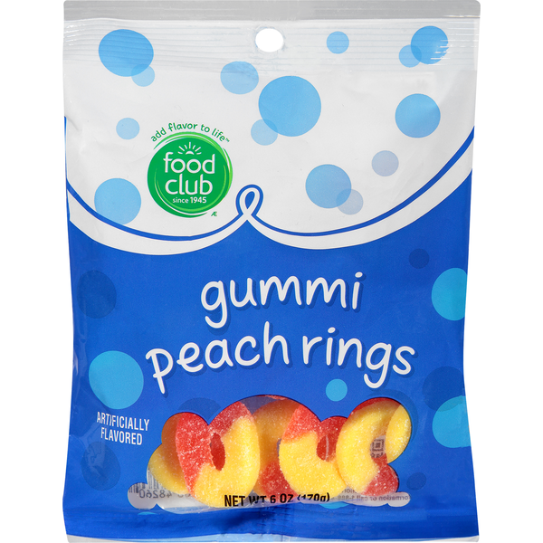 Candy & Chocolate Food Club Gummi, Peach Rings hero