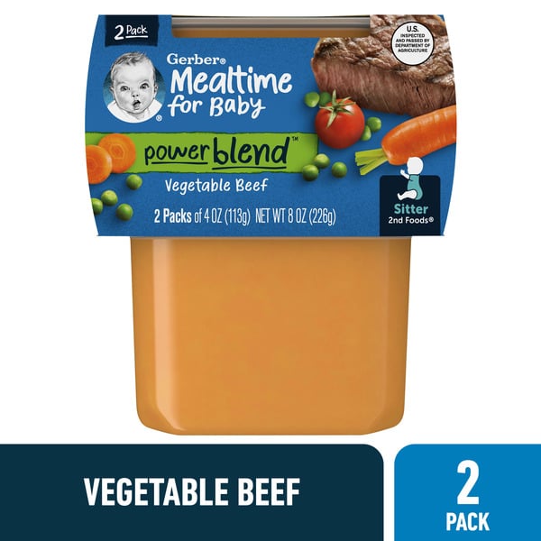 Baby Food & Formula Gerber Baby Foods Vegetable Beef Dinner s hero