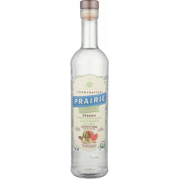 Vodka Prairie Organic Spirits Watermelon Cucumber & Lime Flavored Vodka 60 hero