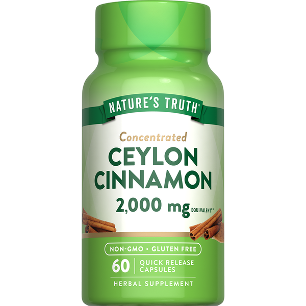 Nature's Truth Ceylon Cinnamon Capsules hero