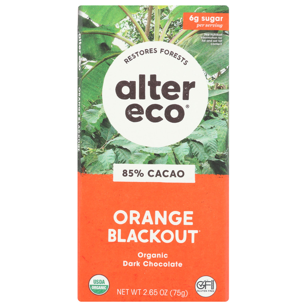 Alter Eco Organic Dark Chocolate Bar hero