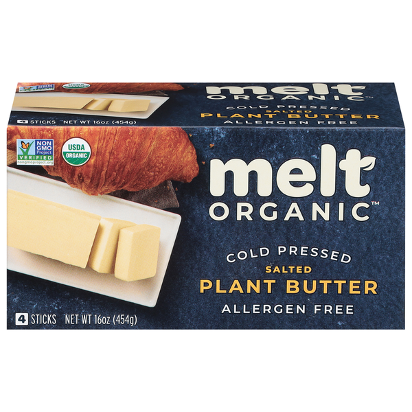 Dairy Alternatives Melt Organic Plant-Based Butter Sticks hero