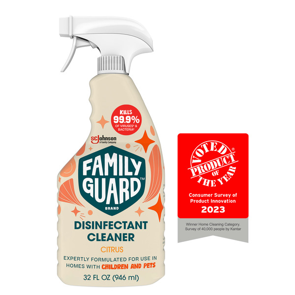 Cleaning Products FamilyGuard Disinfectant Cleaner Multisurface Trigger Spray, Citrus hero