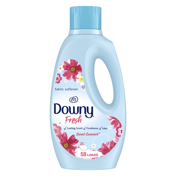 Downy Non-Concentrated Liquid Fabric Softener, Sweet Summer, 58 Loads hero