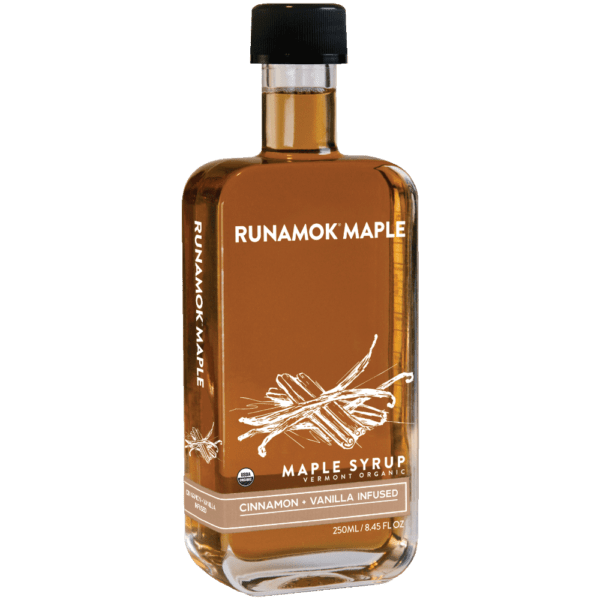 Honeys, Syrups & Nectars Runamok Cinnamon+Vanilla Infused Organic Vermont Maple Syrup hero