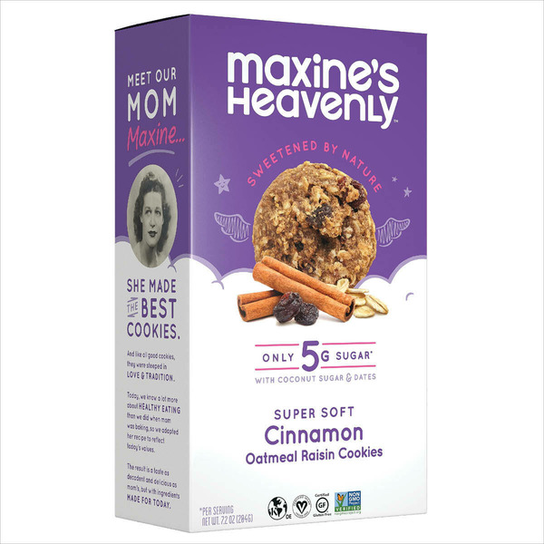 Cookies & Cakes Maxine's Heavenly Cinnamon Oatmeal Raisin Soft-Baked Cookies hero