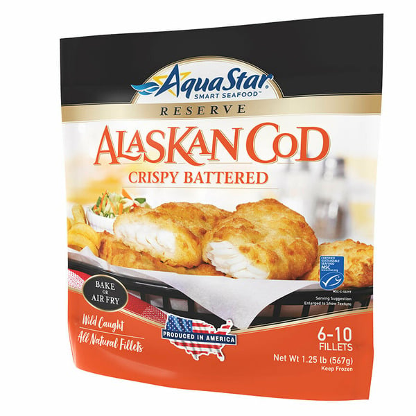 Frozen Meat & Seafood Aqua Star Crispy Battered Alaskan Cod hero