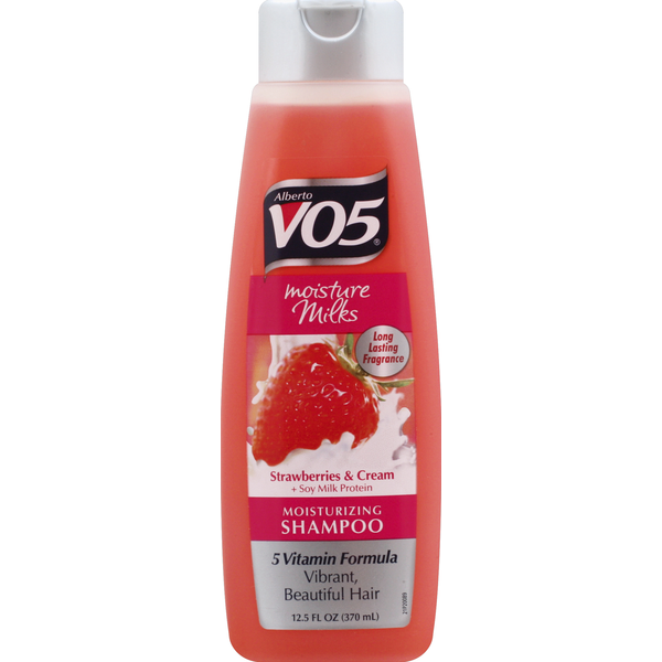 Hair Care Alberto VO5 Strawberries & Cream with Soy Milk Protein Moisturizing Shampoo hero