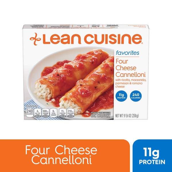 Frozen Meals Lean Cuisine Four Cheese Cannelloni hero