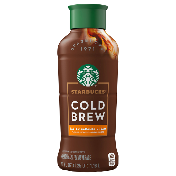 Starbucks Coffee Beverage, Salted Caramel Cream, Cold Brew hero