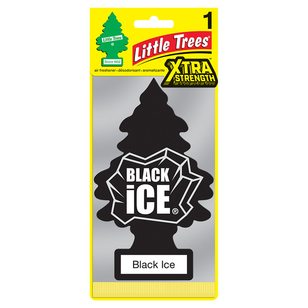 Automotive Little Trees Car Air Freshener, Xtra Strength Tree, Black Ice hero