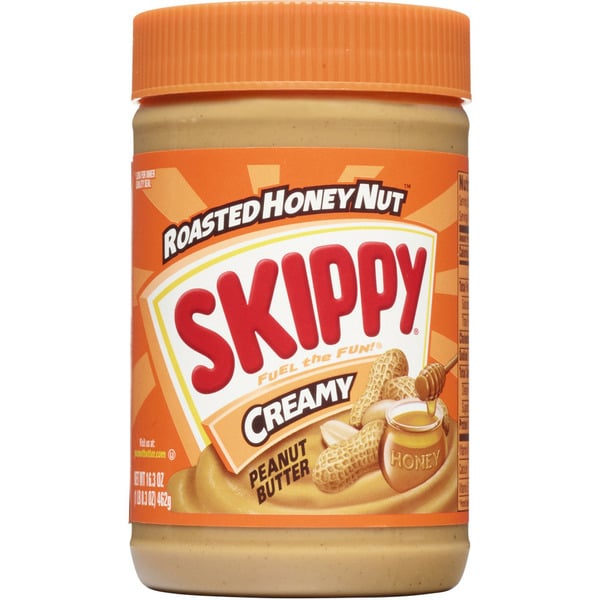 Preserved Dips & Spreads SKIPPY Roasted Honey Nut Creamy Peanut Butter hero