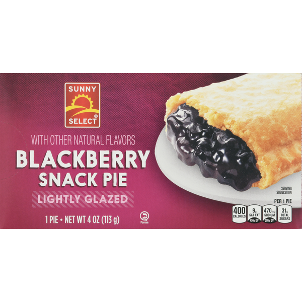 Sunny Select Snack Pie, Blackberry, Lightly Glazed hero