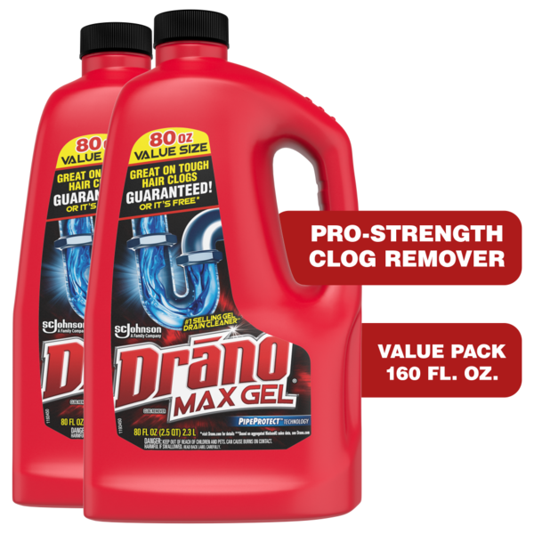 Cleaning Products Drano® Max Gel Clog Remover hero