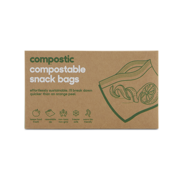 More Household compostic compostable snack bags hero