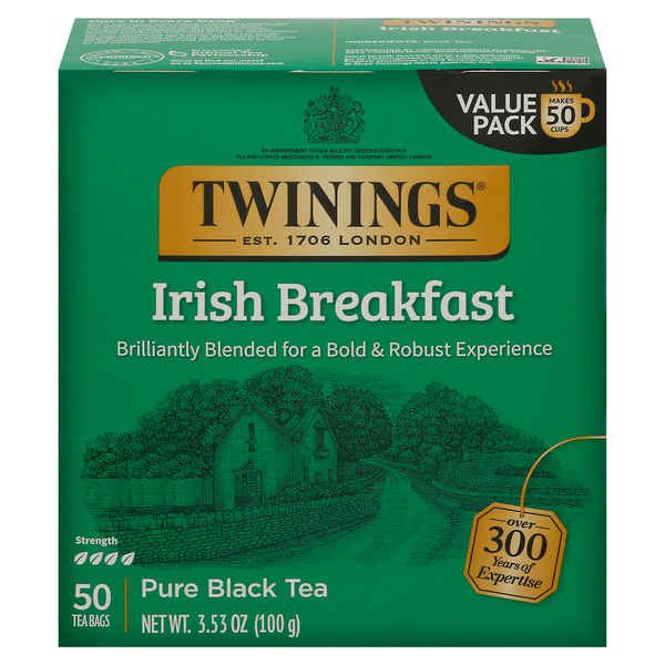 Tea Twinings Irish Breakfast 100% Pure Black Tea hero