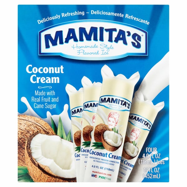 Ice Cream & Ice Mamita's Coconut Cream Homemade Style Flavored Ice hero