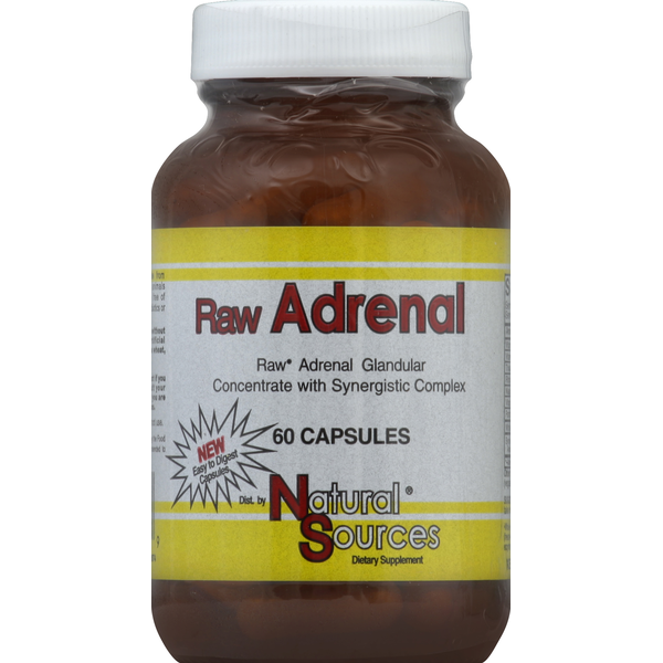 Feminine Care Natural Sources Raw Adrenal, Capsules hero