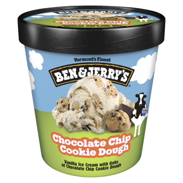 Dairy & Eggs Ben & Jerry's Ice Cream, Chocolate Chip Cookie Dough hero