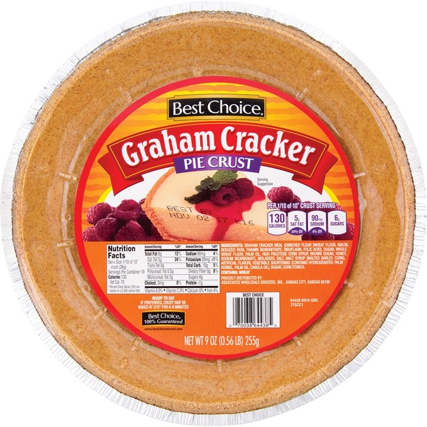 Cookies & Cakes Best Choice Graham Cracker Pie Crust hero