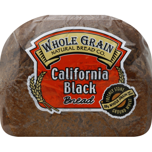 Bread Whole Grain Bread Co. California Black Bread hero