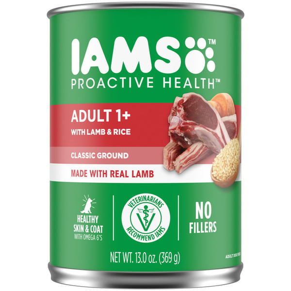 Dog Food & Care IAMS Proactive Health Adult Wet Dog Food Classic Ground with Lamb & Whole Grain Rice hero