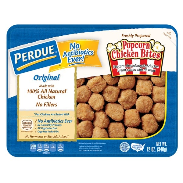 Packaged Poultry Perdue Breaded Popcorn Chicken Bites hero