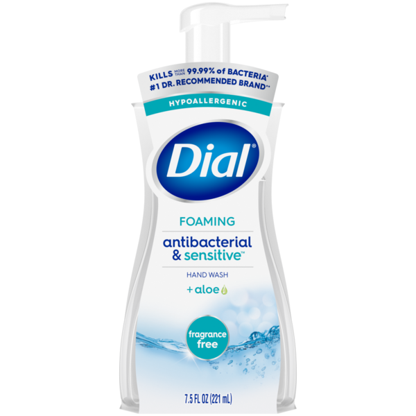 Hand Care Dial Antibacterial Foaming Hand Wash, Fragrance Free hero