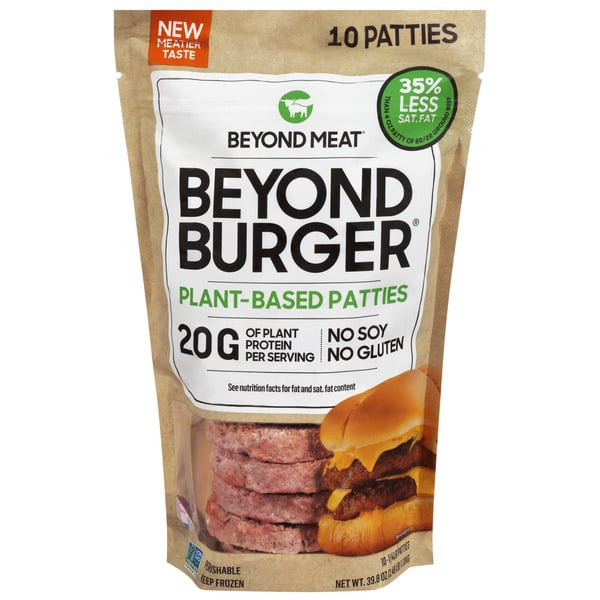 Frozen Meat & Seafood Beyond Meat Beyond Burger, Plant-Based Patties hero