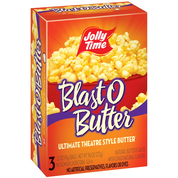 Popcorn & Jerky JOLLY TIME Blast O Butter Microwave Popcorn hero