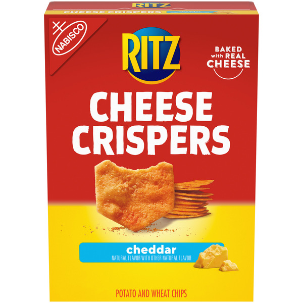 Crackers Ritz Cheese Crispers Cheddar Chips hero