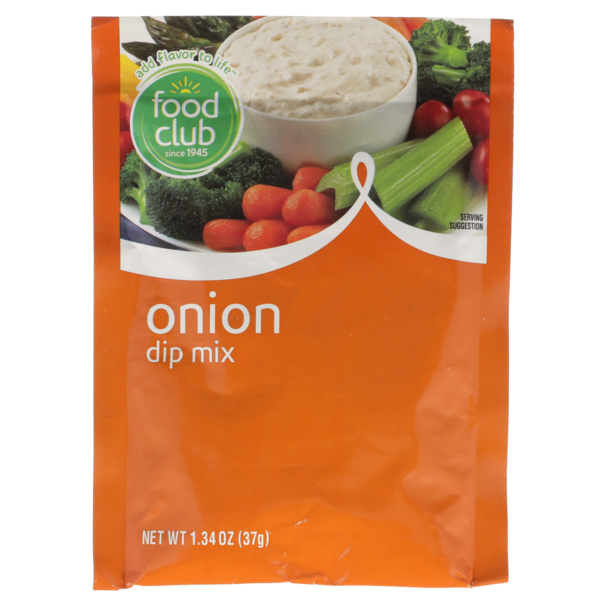 Chips & Pretzels Food Club Onion Dip Mix hero