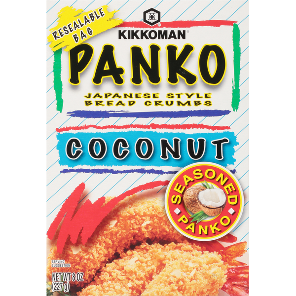 Marinades & Meat Preparation Kikkoman Panko, Bread Crumbs, Japanese Style, Coconut hero