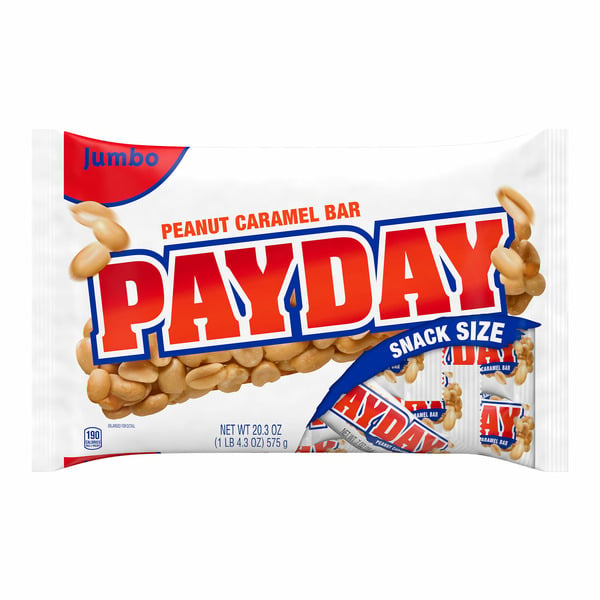 Candy & Chocolate PAYDAY Peanut Caramel Snack Size Candy hero