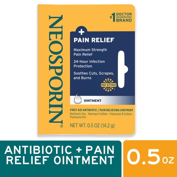 First Aid NEOSPORIN + Pain Relief Dual Action Topical Antibiotic Ointment hero