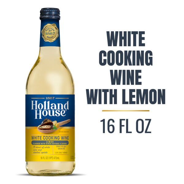 Fresh Fruits Holland House White Cooking Wine with Lemon hero