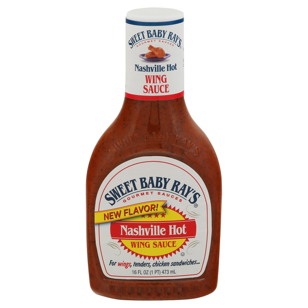 Marinades & Meat Preparation Sweet Baby Ray's Wing Sauce, Nashville Hot hero