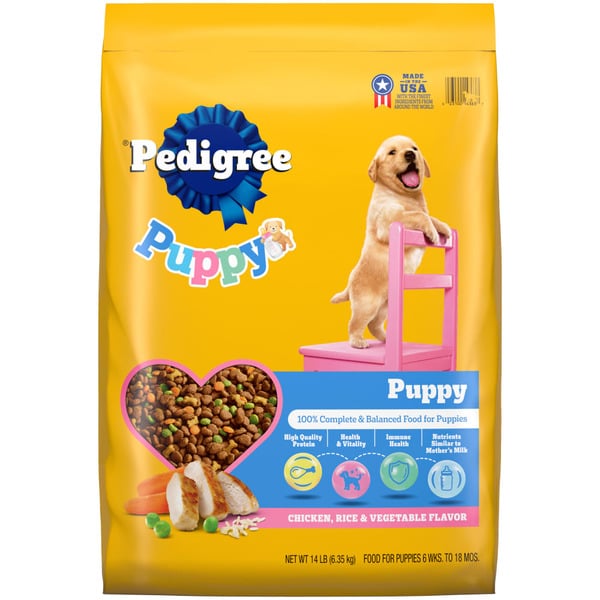 Dog Food & Care Pedigree Puppy Growth & Protection Dry Dog Food Chicken hero