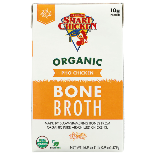 Soup, Broth & Bouillon Smart Chicken Organic Bone Broth hero